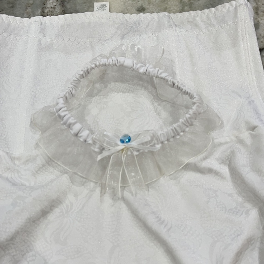 Flexees large shape wear high waist brief white with boning slenderizing corsett - Picture 6 of 6